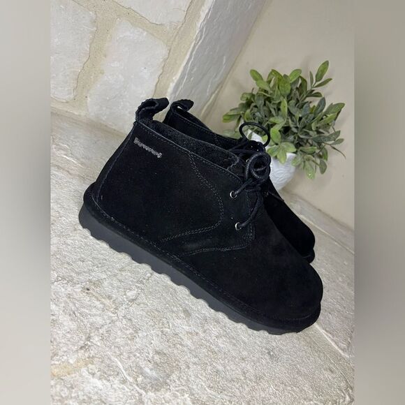 Bearpaw black skye booties sz 9 wide - Picture 2 of 9